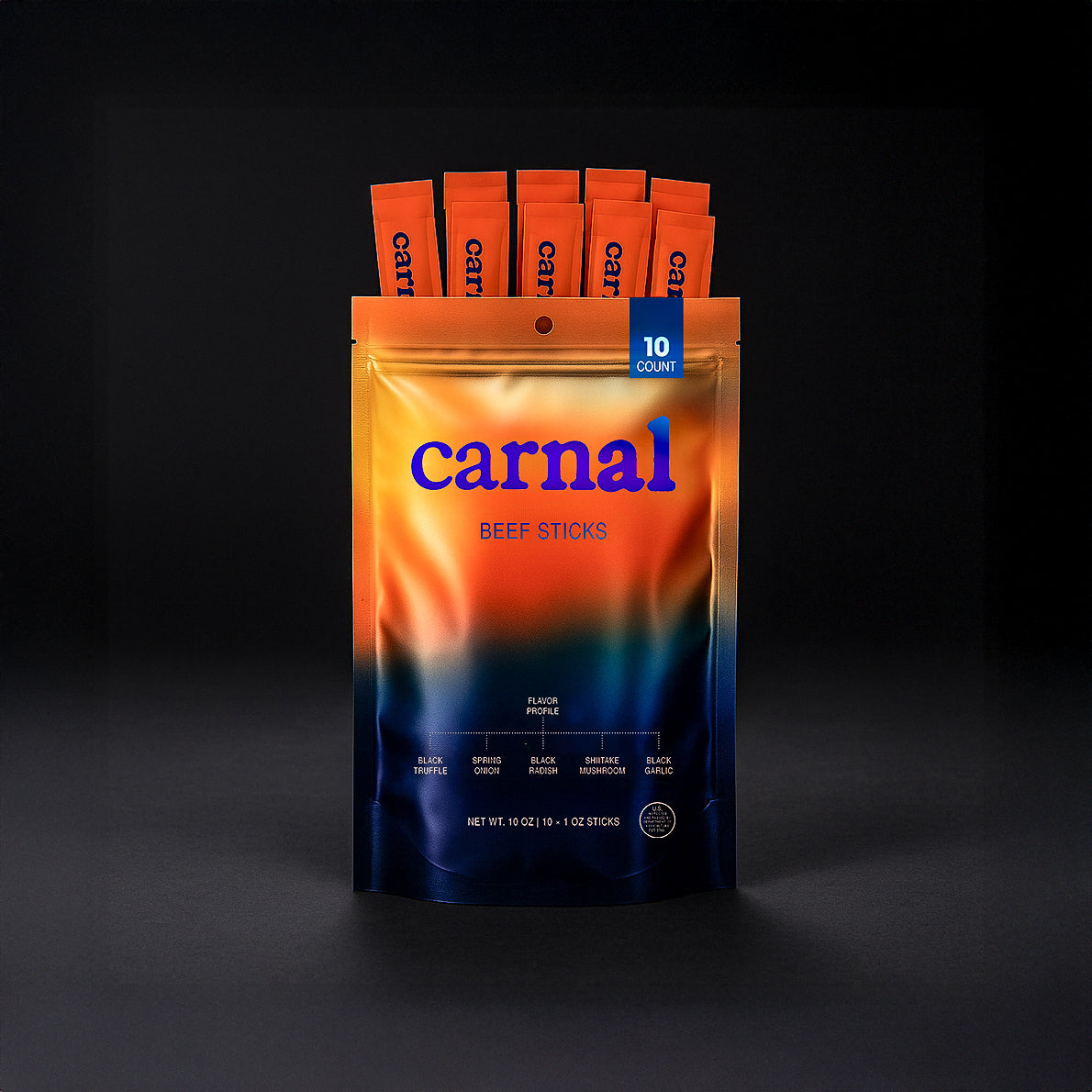 Black Truffle & Black Garlic Beef Sticks