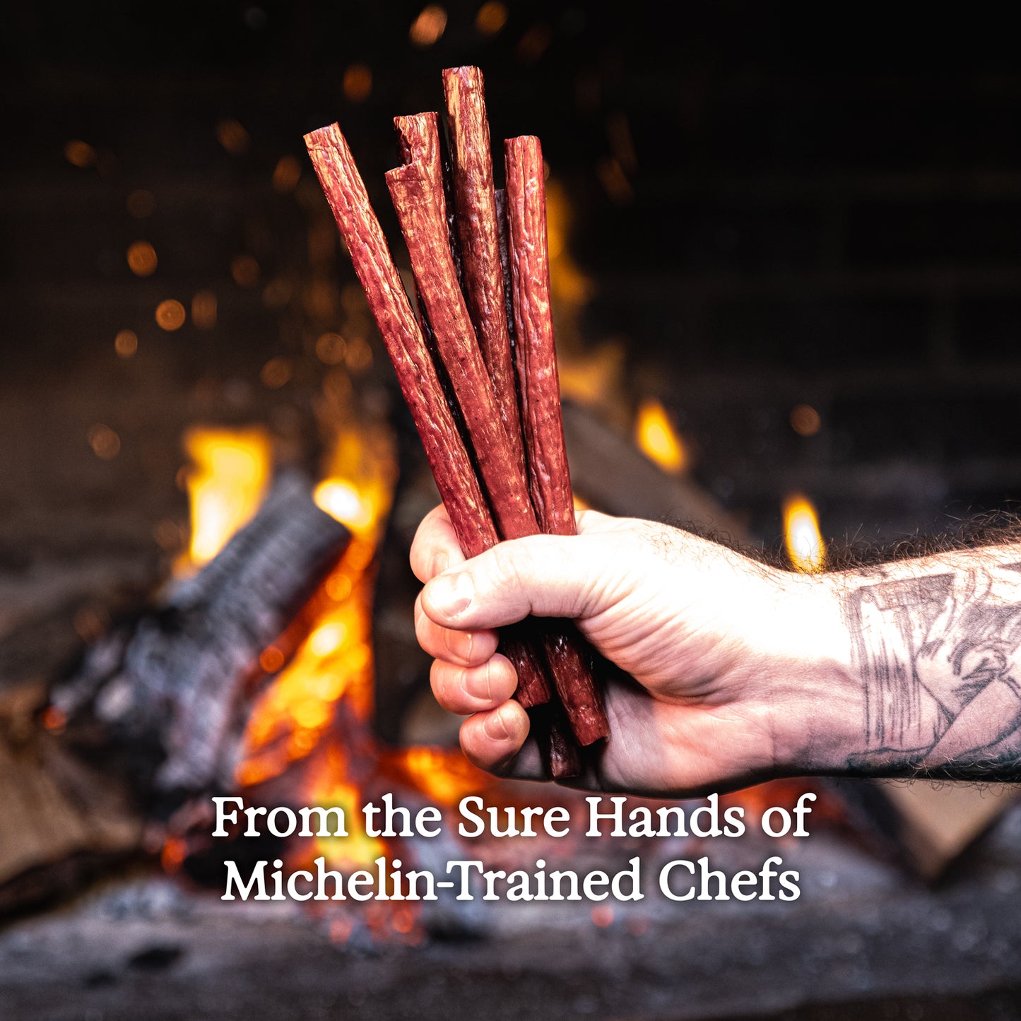 Black Truffle & Black Garlic Beef Sticks